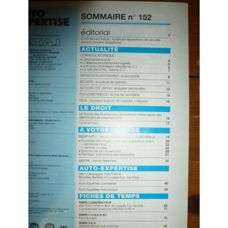 Polo 90- Revue Auto Expertise Volkswagen