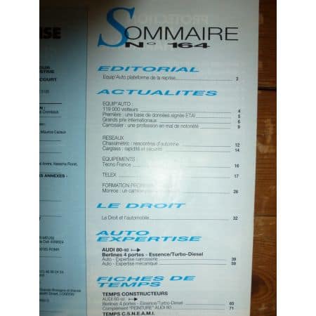 80 92- Revue Auto Expertise Vw 