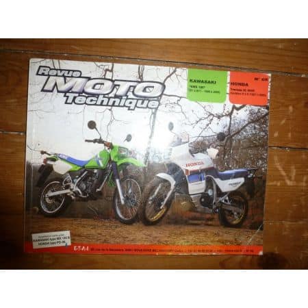 transalp KMX125 Revue Technique moto Honda Kawasaki