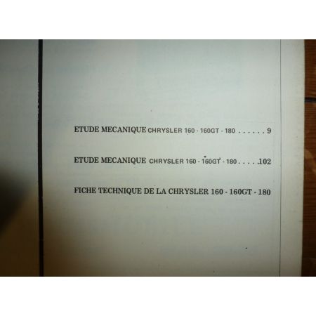 160 160GT 180 Revue Reparateur Automobile