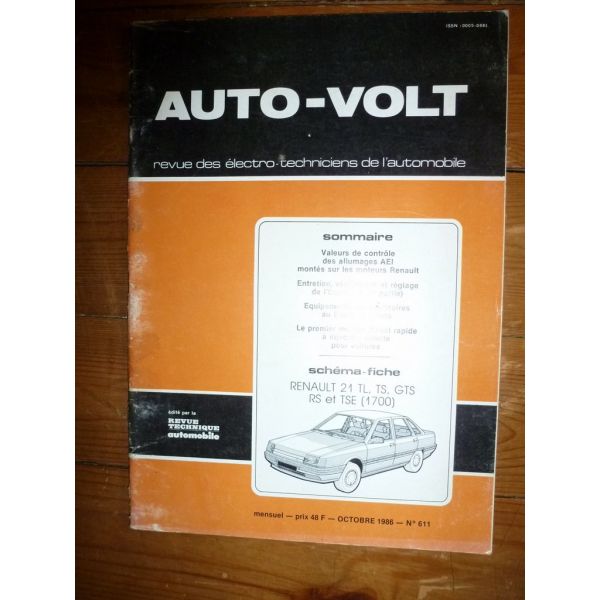 R21 Revue Technique Electronic Auto Volt Renault