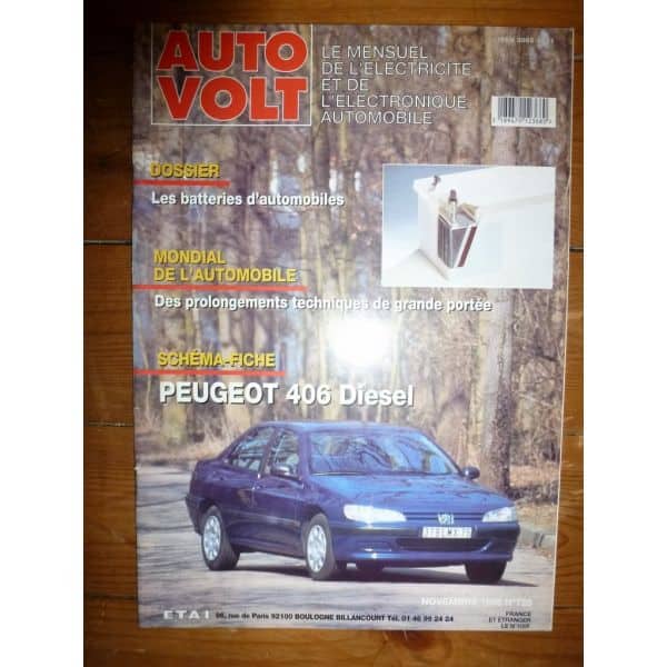 406 Die Revue Technique Electronic Auto Volt Peugeot