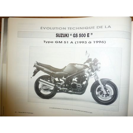 GS500E XV535 Revue Technique moto Suzuki Yamaha