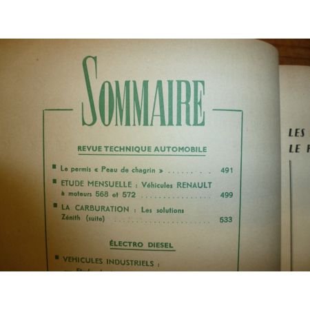 568 572 - FC  Revue Technique Industriel Renault Man Saviem