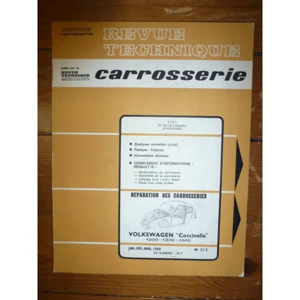 Coccinelle Revue Technique Carrosserie Volkswagen