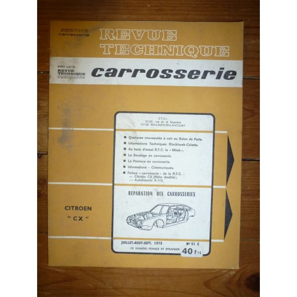 CX Revue Technique Carrosserie Citroen