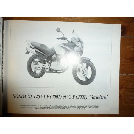 Varadero GSX740 1200 Revue Technique moto Honda Suzuki
