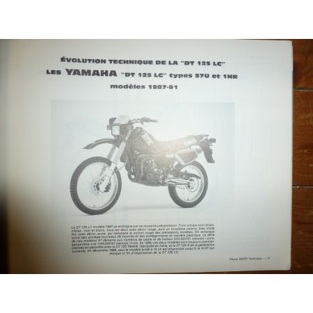 DT RD125 KLR600 Revue Technique moto Kawasaki Yamaha