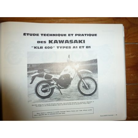 DT RD125 KLR600 Revue Technique moto Kawasaki Yamaha
