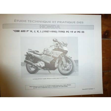 DR750 800 CBR600F Revue Technique moto Honda Suzuki