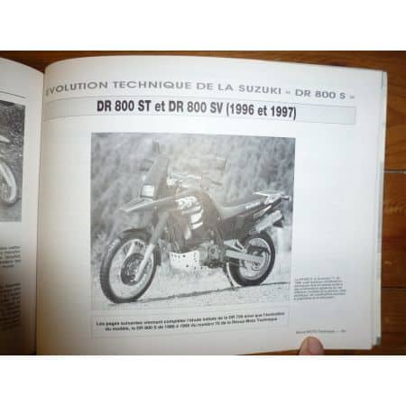 DR750 800 CBR600F Revue Technique moto Honda Suzuki