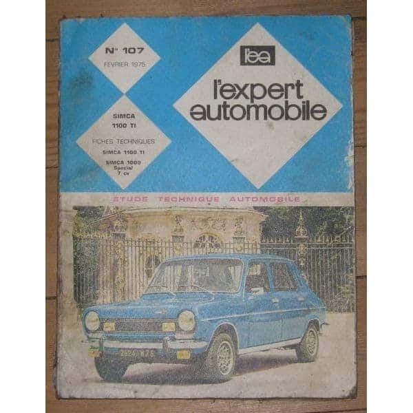 1100 TI Revue Technique Simca Talbot