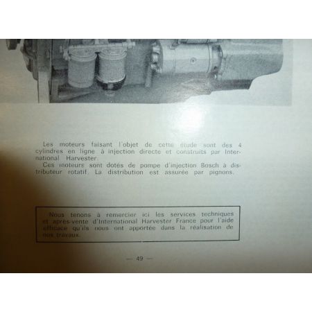 645 à 845XL Revue Technique Agricole IH