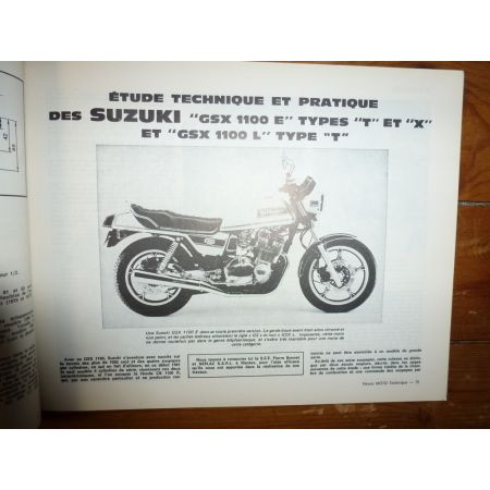 350RDLC GSX1100 Revue Technique moto Suzuki Yamaha