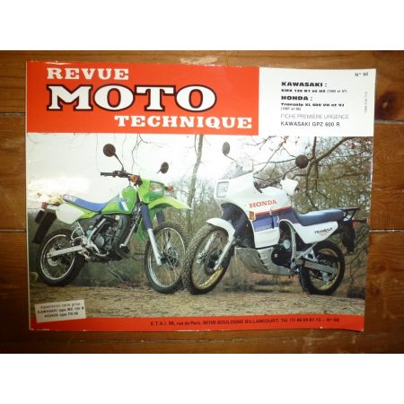 transalp KMX125 Revue Technique moto Honda Kawasaki