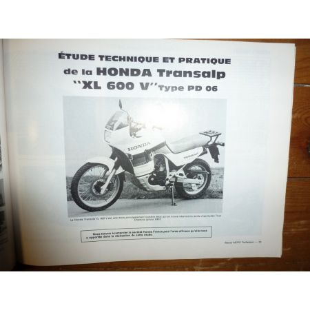 transalp KMX125 Revue Technique moto Honda Kawasaki