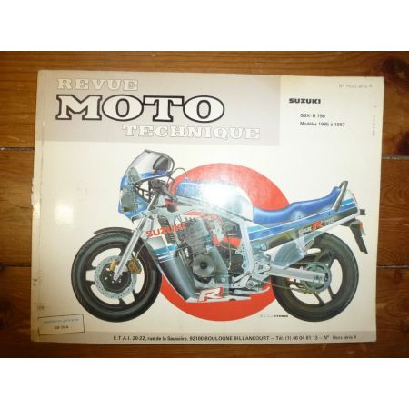 GSX R 750 85-87 Revue Technique moto Suzuki
