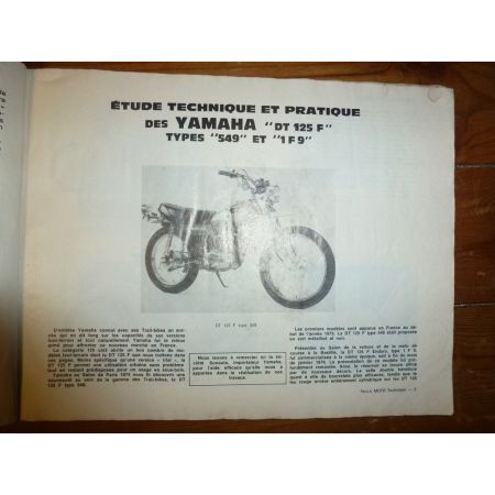 CB125 DT125 Revue Technique moto Honda Yamaha