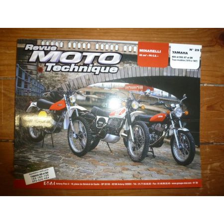 P6CS 400 500 XT SR Revue Technique moto Minarelli Yamaha