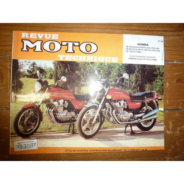 CB750 CB900 Revue Technique moto Honda
