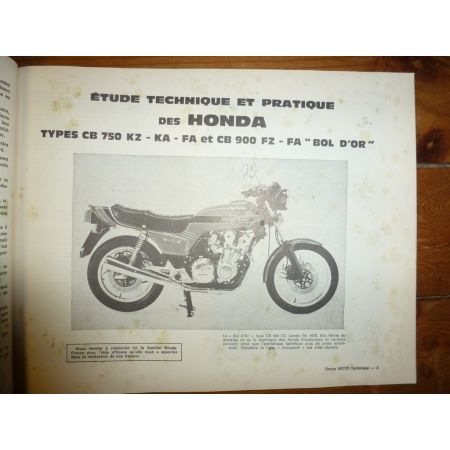 CB750 CB900 Revue Technique moto Honda