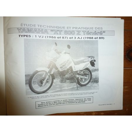 GPX750R XTZ600 Revue Technique moto Kawasaki Yamaha