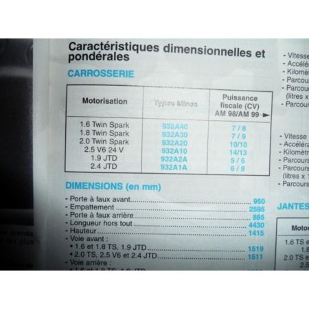 156 Revue Technique Alfa Romeo