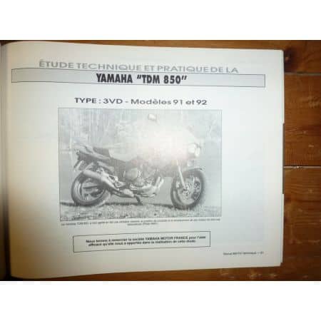 NSR CRM 125 TDM850 Revue Technique moto Honda Yamaha