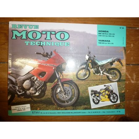 NSR CRM 125 TDM850 Revue Technique moto Honda Yamaha