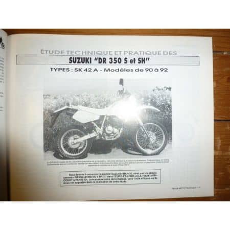 DR350 ZZR600 Revue Technique moto Kawasaki Suzuki