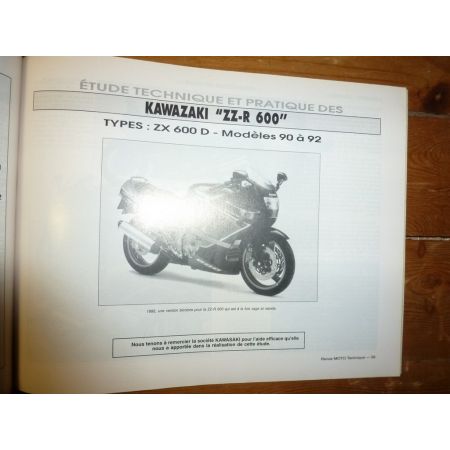 DR350 ZZR600 Revue Technique moto Kawasaki Suzuki