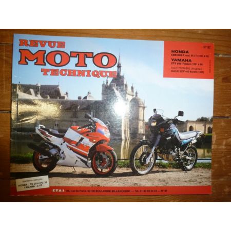 CBR600 XTZ660 Revue Technique moto Honda Yamaha