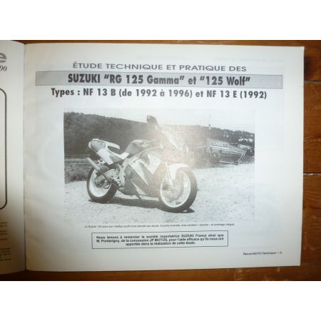 K1 K100 RG125 Revue Technique moto Bmw Suzuki