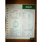 M410B et C Fiche Technique Berliet