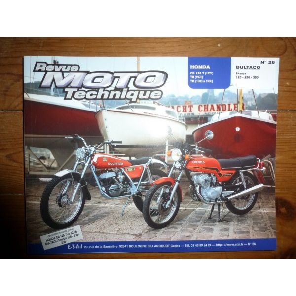 CB125T SHERPA Revue Technique moto Bultaco Honda