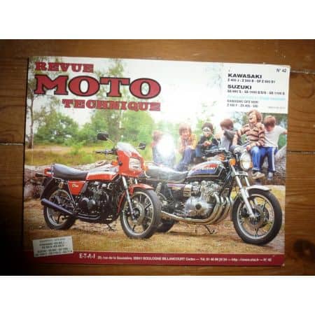 Z400 500 GS850 1100 Revue Technique moto Kawasaki Suzuki