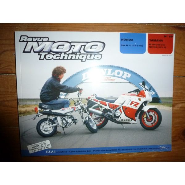 DAX ST70 FZ750 Revue Technique moto Honda Yamaha