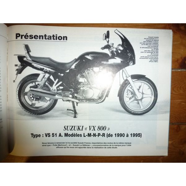 VX800 KLE500 Revue Technique moto Kawasaki Suzuki