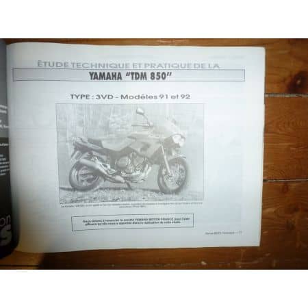 NSR CRM 125 TDM850 Revue Technique moto Honda Yamaha