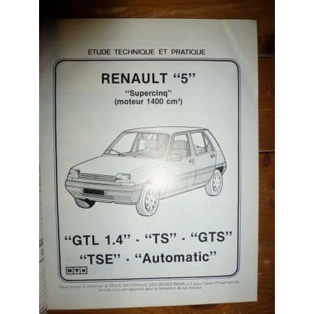 Supercinq 1397cm3 Revue Technique Renault