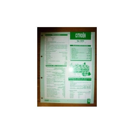DV4TD Fiche Technique Citroen