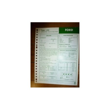 LTC Fiche Technique Ford