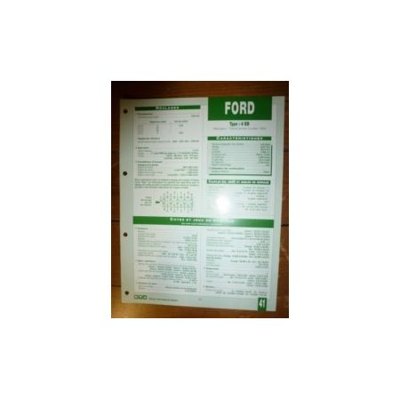 4EB Fiche Technique Ford