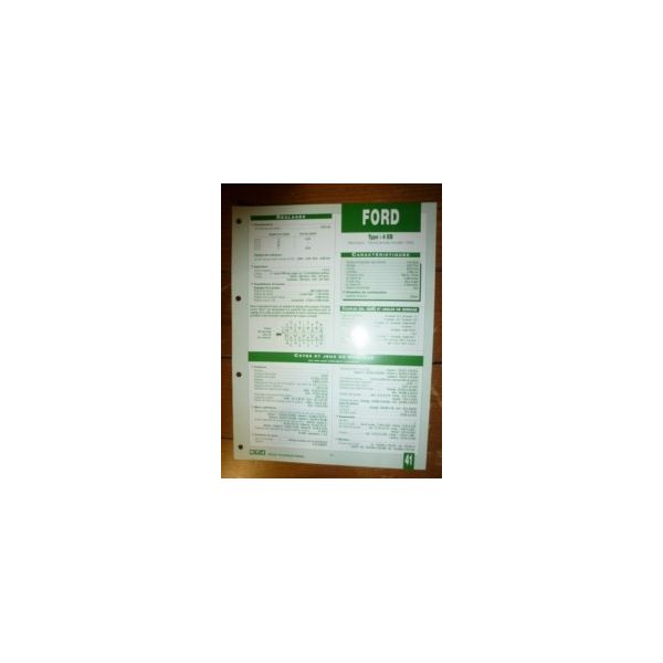 4EB Fiche Technique Ford