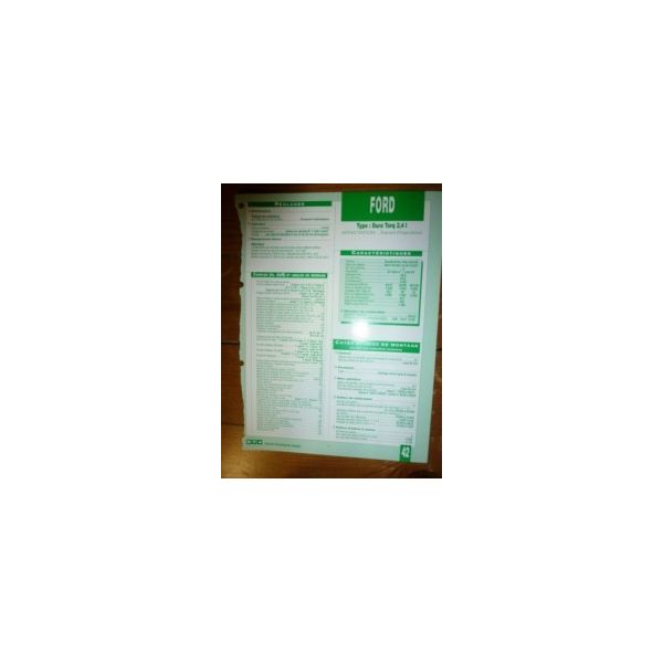 Dura Torq 2.4l Fiche Technique Ford