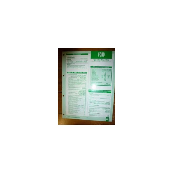 Dura Torq 2.0l Fiche Technique Ford