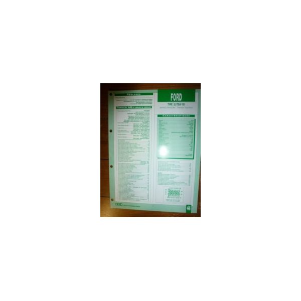 2.0l TDdi 100 Fiche Technique Ford