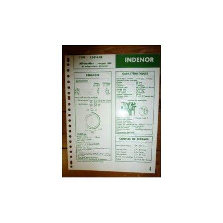 XDP4.88 Fiche Technique Indenor