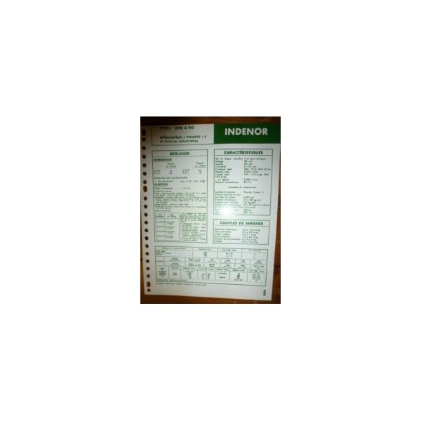 XDP4.90 Fiche Technique Indenor