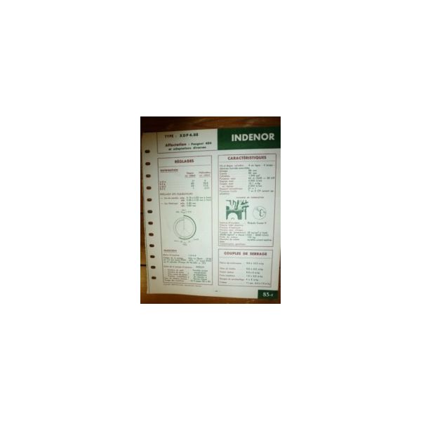 XDP4.88 Fiche Technique Indenor